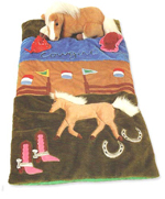 cowgirl horse sleeping bag